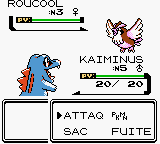 Pokemon - Version Or (France) In game screenshot